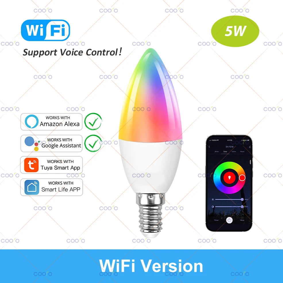 Tuya E27 GU10 E14 Bulb  Dimmable