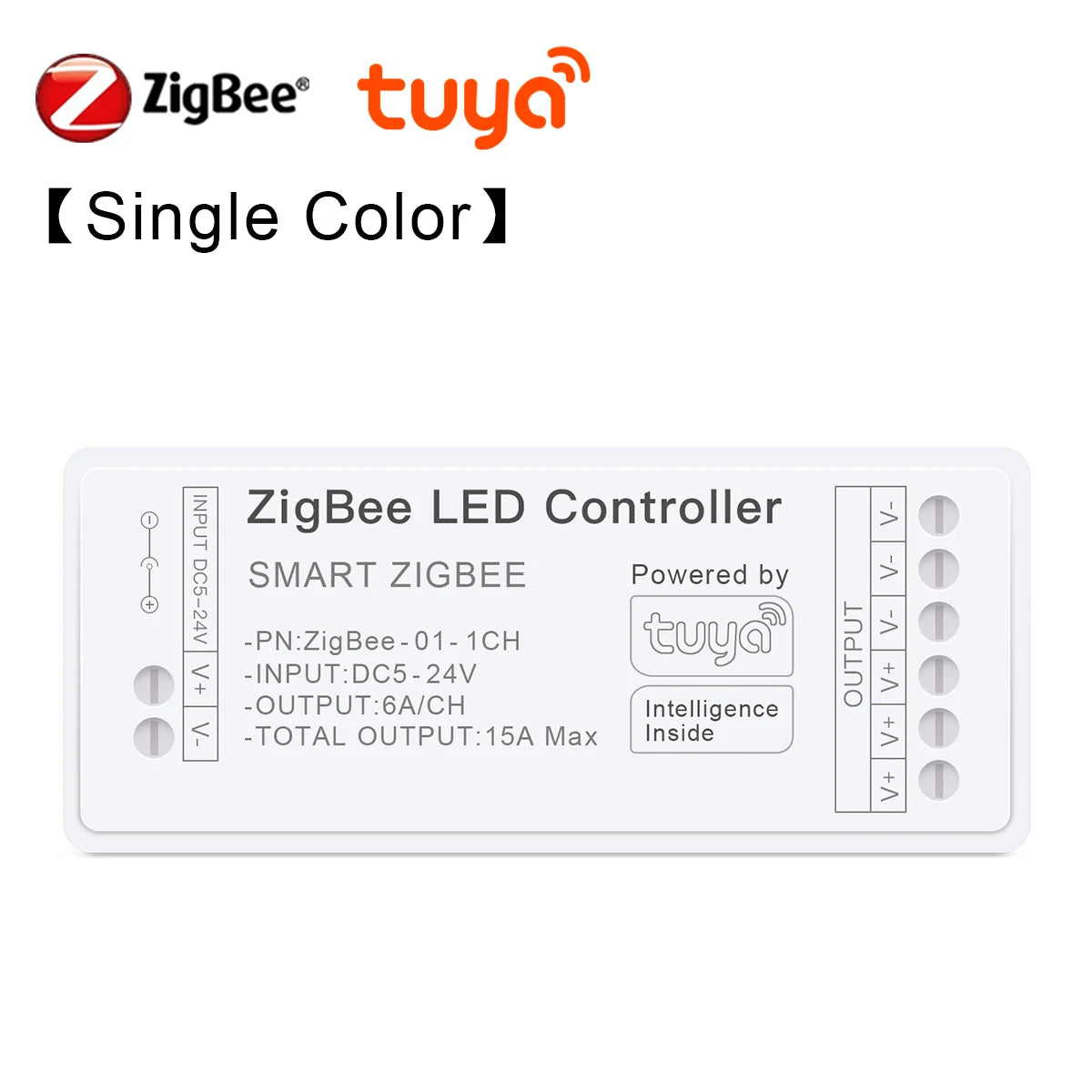 Zigbee 3.0 CCT RGBW RGB Controller LED Strip Lights Dimmer