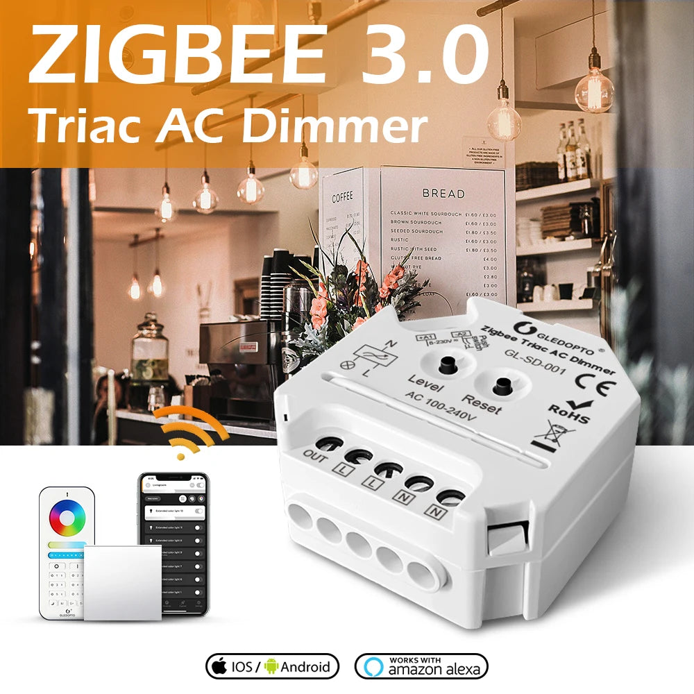 ZIGBEE 3.0 AC Triac Dimmer