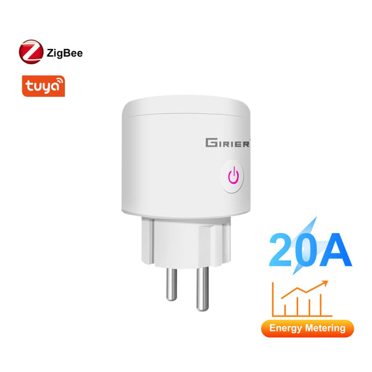 Tuya ZigBee Smart Power Plug 20A