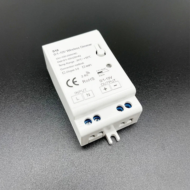 Mini Tuya WiFi LED Lights Dimmer Controller AC 100-240V 0/1-10V