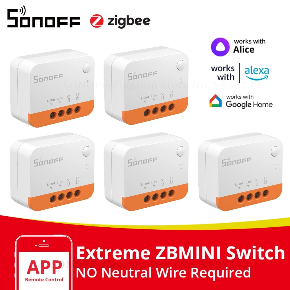 SONOFF ZBMINI-L2 Zigbee - No Neutral Wire Required 2