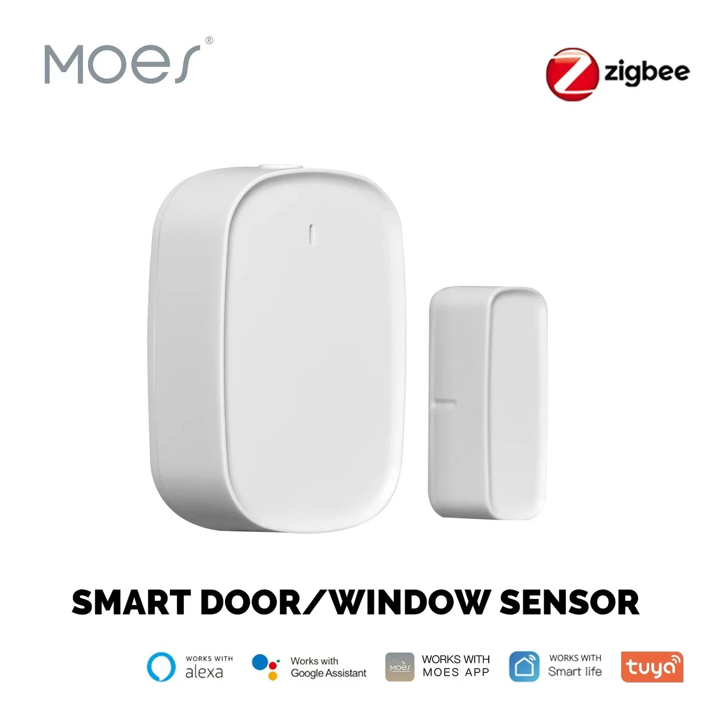 MOES Tuya ZigBee/Wifi Smart Window Door Sensor