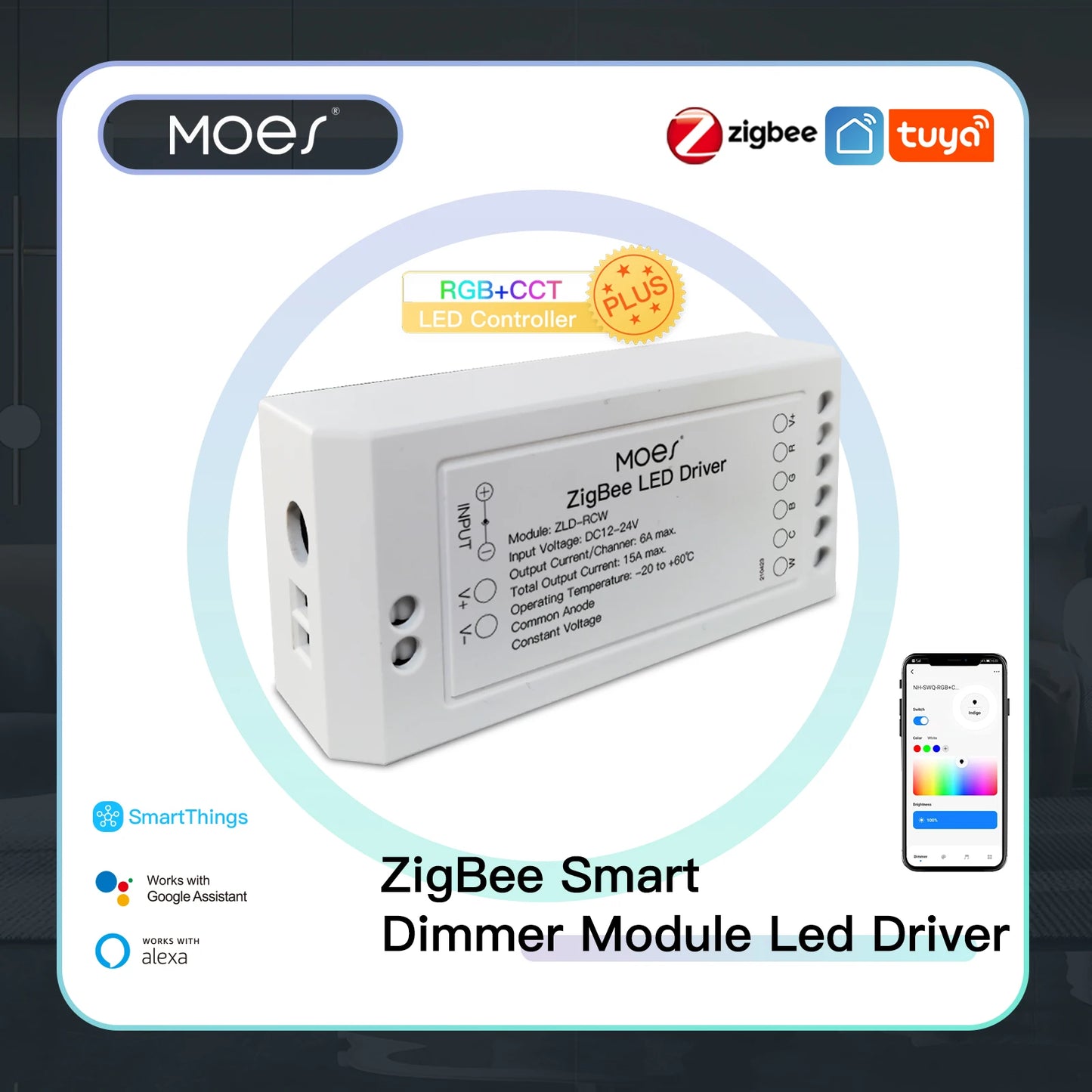 MOES ZigBee 3.0 Smart LED-Treiber