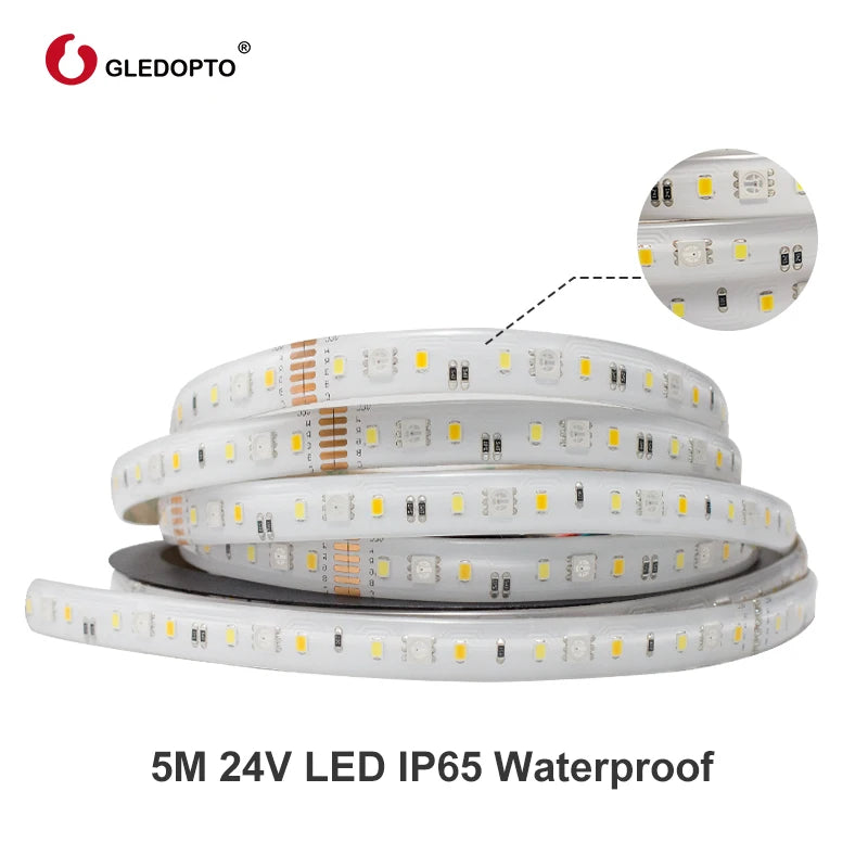 Gledopto Zigbee 3.0 DC5-24V Mini 5 in 1 RGBCCT/RGBW/RGB/CCT/Dimmer
