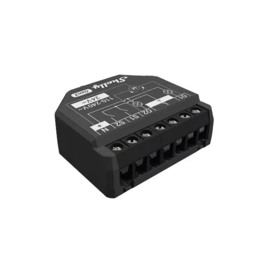 Shelly 2PM Gen3 dual channel smart relay with roller shutter mode