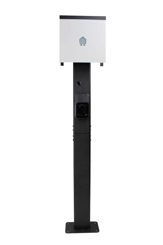 Smappee EV Wall Eichrecht White 22 kW, zidni AC punjač s Type 2 utičnicom